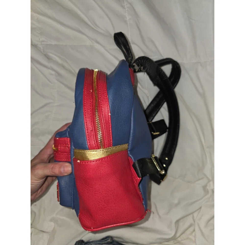 Loungefly marvel Captain America mini backpack bookbag purse bag tote!
